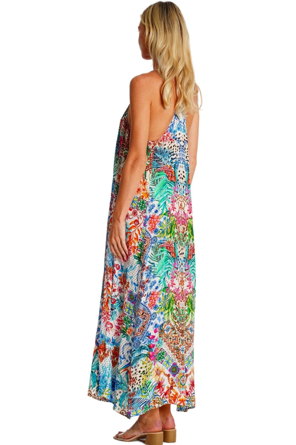 T-Back Open Back Maxi Dress | Wholesale Pack of 4