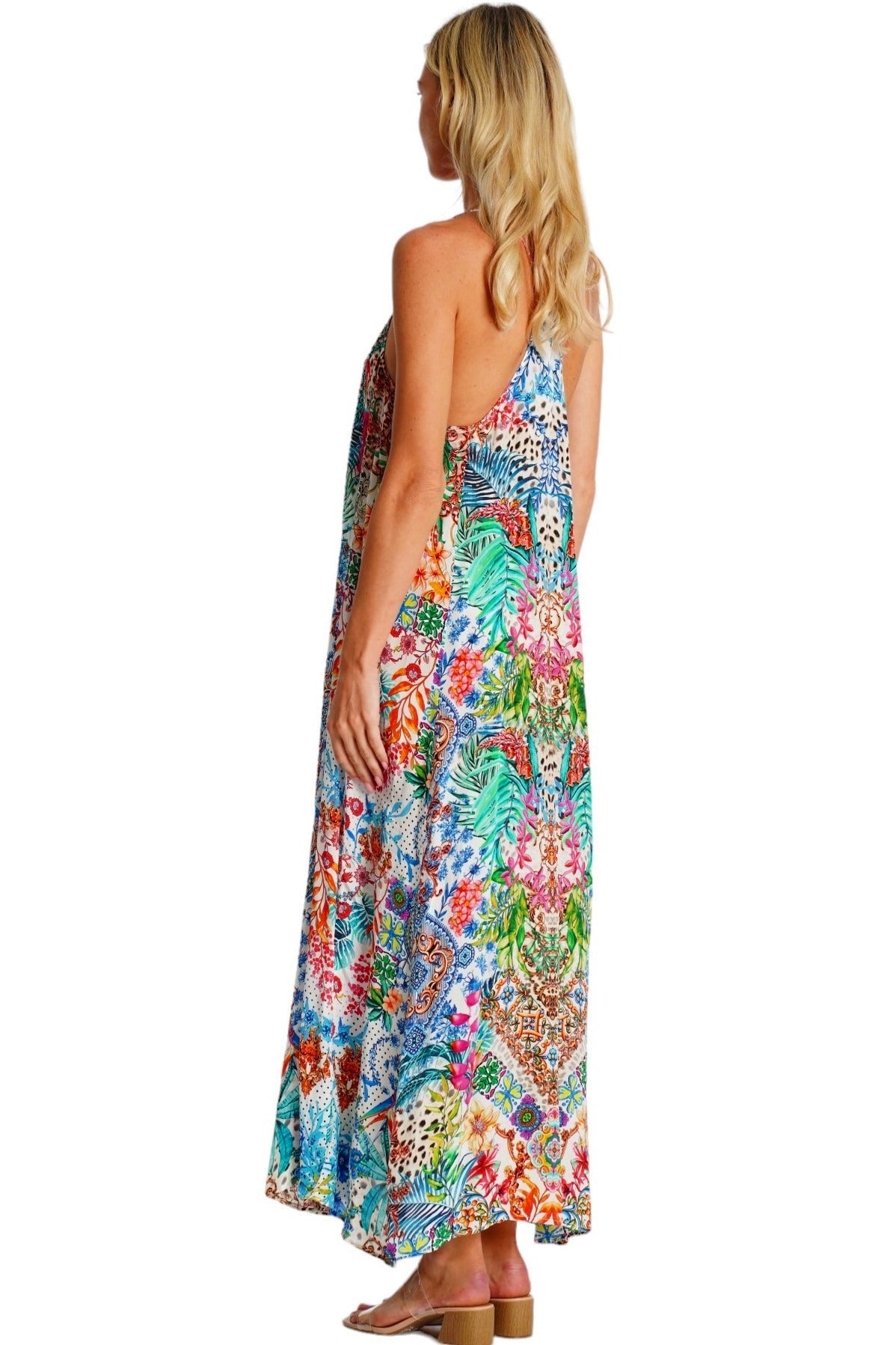 T-Back Open Back Maxi Dress | Wholesale Pack of 4