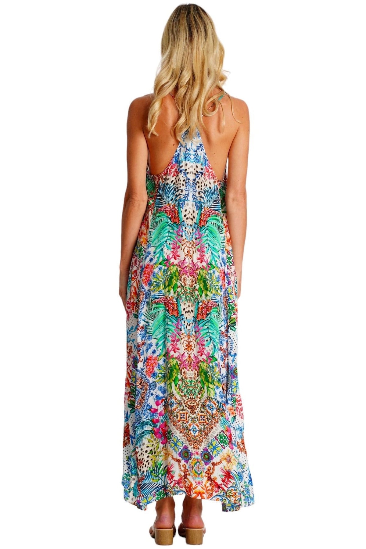 T-Back Open Back Maxi Dress | Wholesale Pack of 4