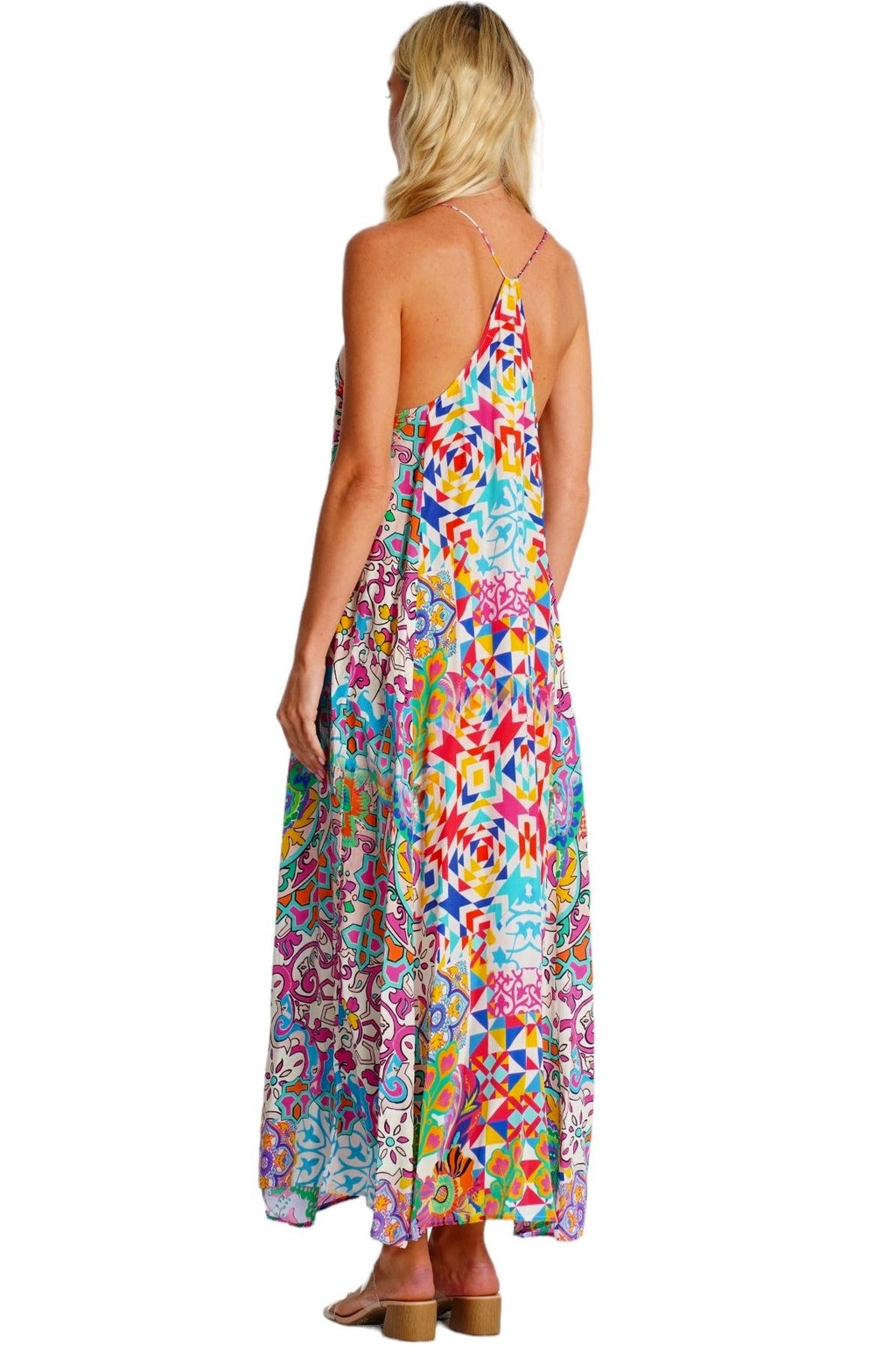 T-Back Open Back Maxi Dress | Wholesale Pack of 4