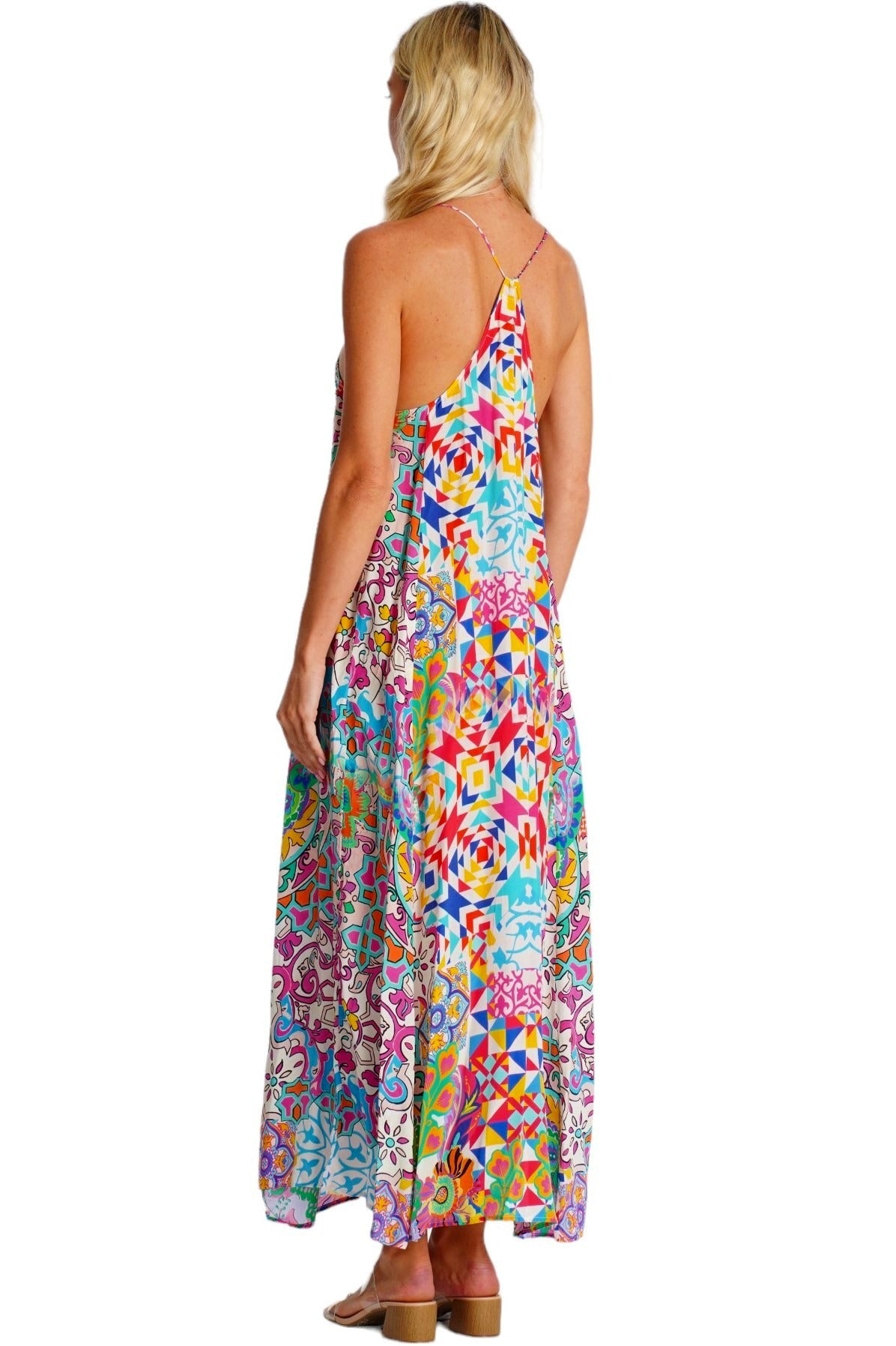 T-Back Open Back Maxi Dress | Wholesale Pack of 4